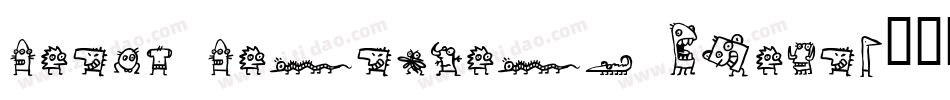 Crazy Creatures Normal字体转换